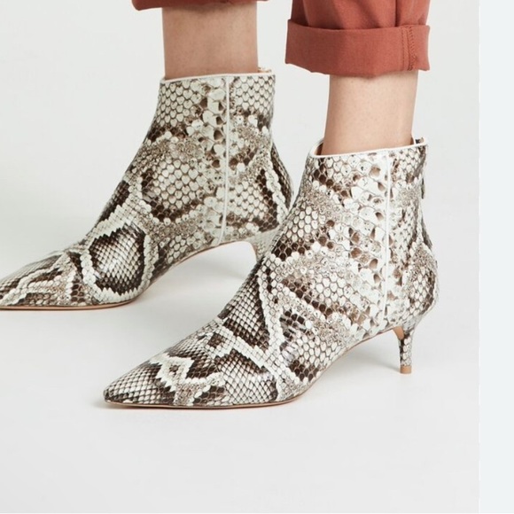 NWOT Worthington Faux Snakeskin low Booties - Picture 3 of 7